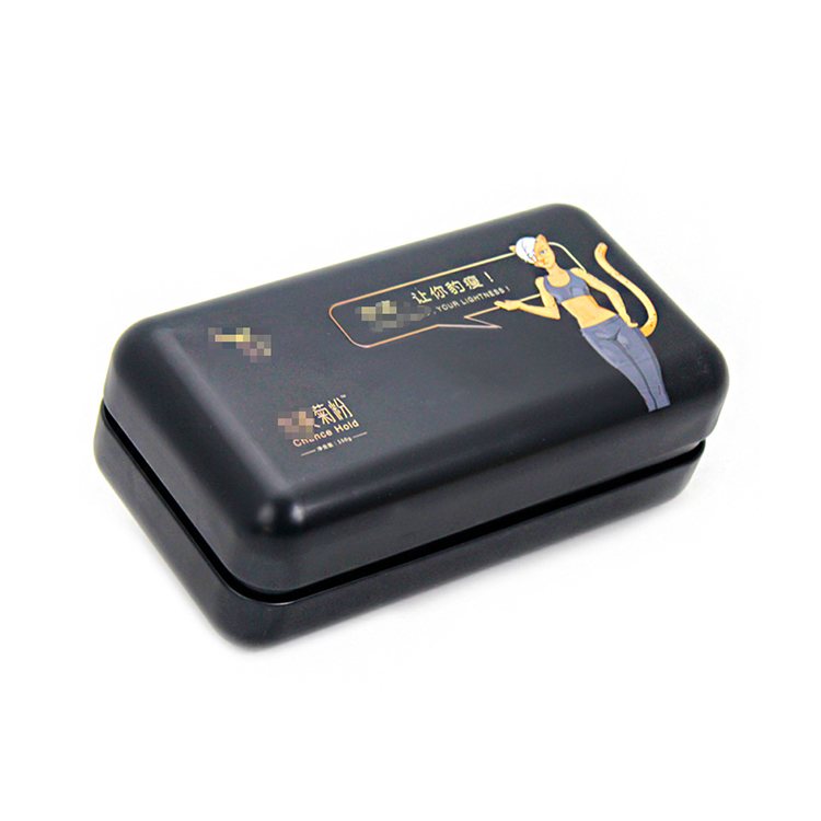 Rectangular medicine health products tin bo