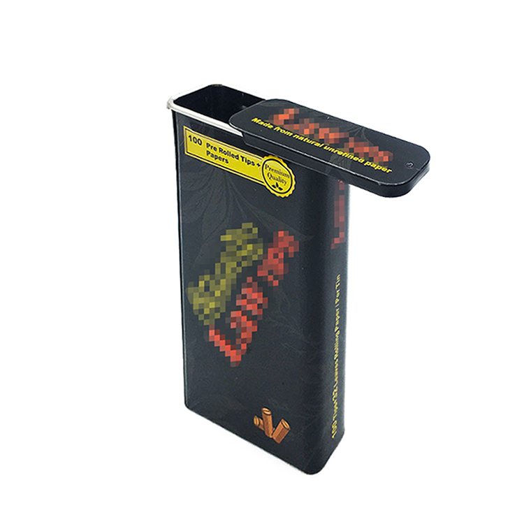 Slide lid cigar cigarette mints chewing gum tin box