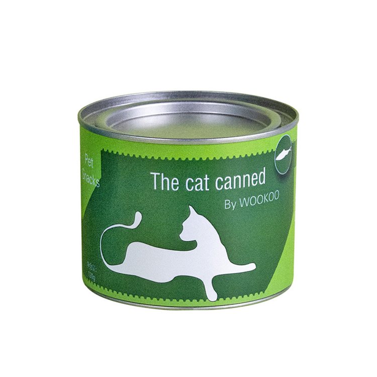 Frosted surface lever lid pet food canned tea tin can