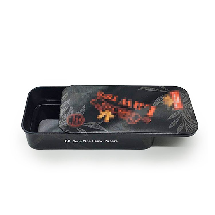 Slide lid cigarette tobacco mints chewing gum tin box