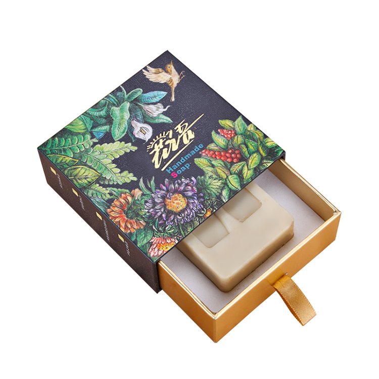Creative cosmetics tea health products soap gift packaging drawer paper box