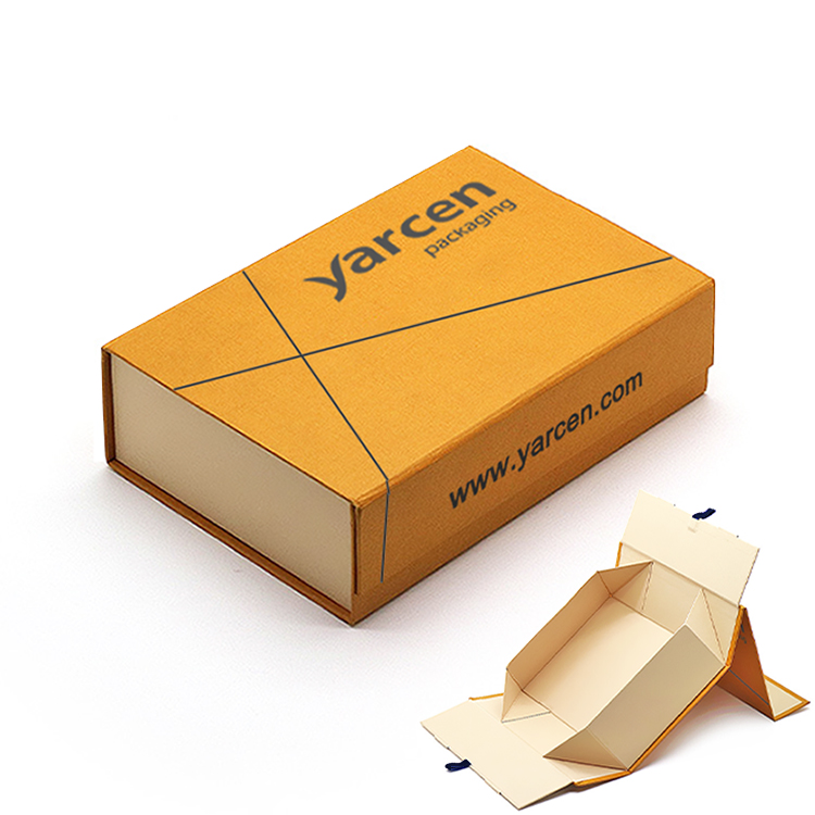 Custom clothing shoes cosmetic food gift flip folding paper box
