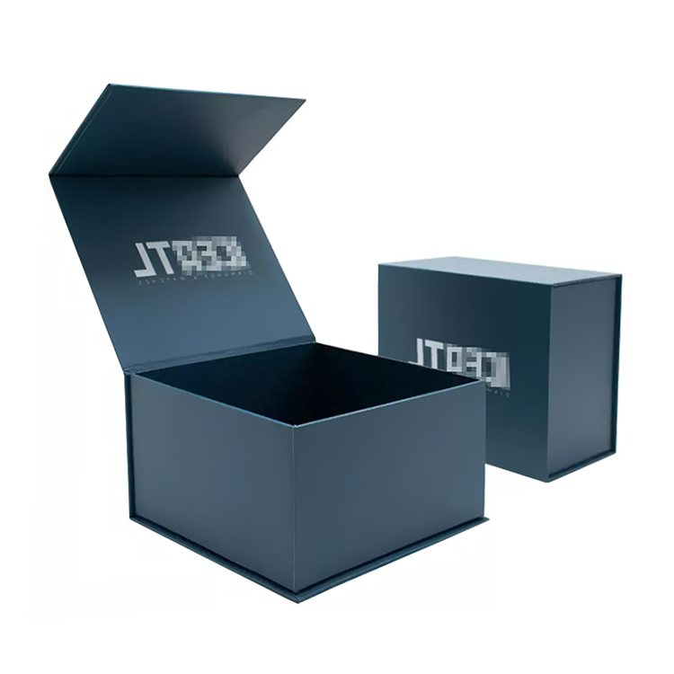 Custom luxury gift packaging magnetic flip paper box