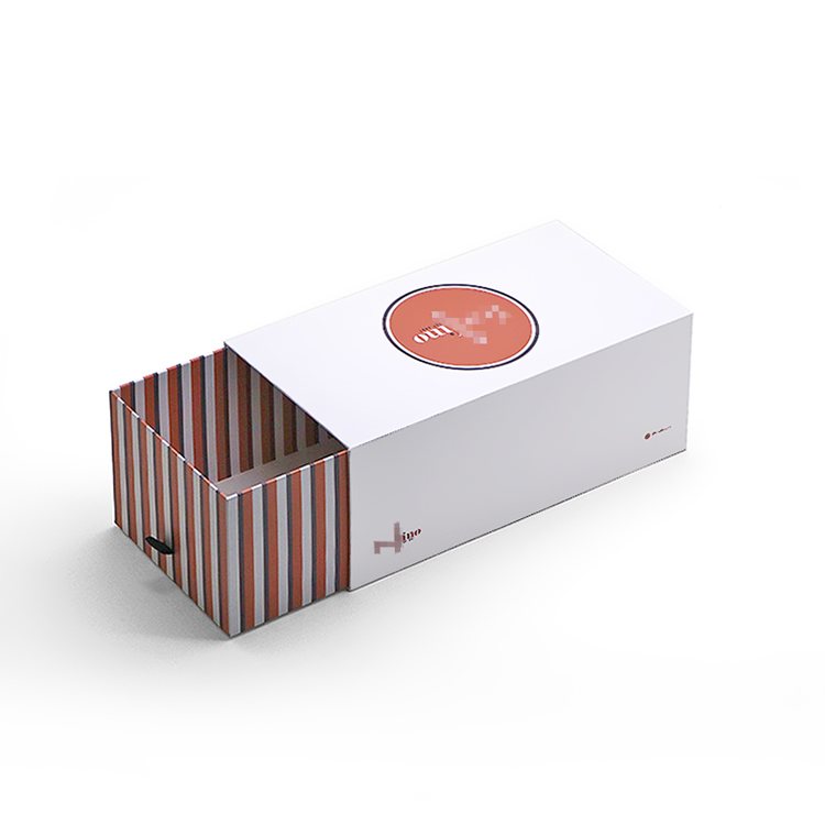 Custom chocolate cookies tea coffee gift packaging drawer paper box