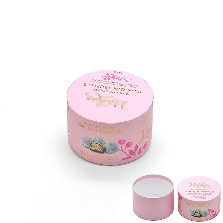 Tea chocolate MRP health products cosmetic lid and base Cylindrical box paper tube
