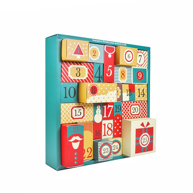 Custom Christmas gift box surprise blind box calendar box