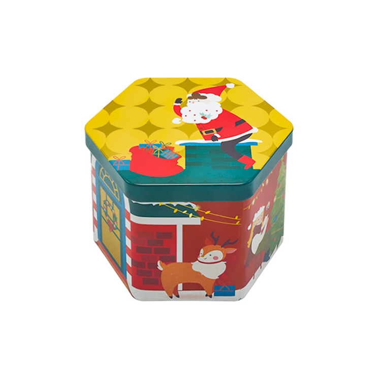 Hexagonal Tin Box