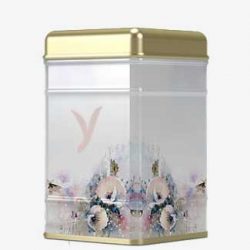 Custom printed square tin can