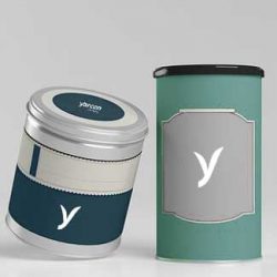 Cylindrical tin can design customization