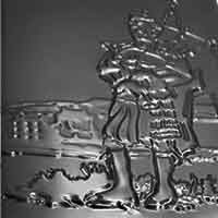 Tins Surface Finish Craftwork 3D Embossing